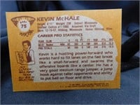 Kevin McHale Rookie Card 81-82 Topps No. 75