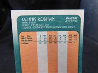 Dennis Rodman Rookie Card 88 Fleer No. 43