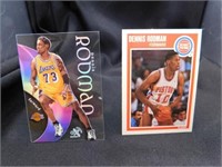 2-Dennis Rodman Basketball Cards, NBA Pistons