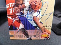 2-Stephon Marbury Autographed Rookie Cards