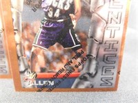 2-Ray Allen Rookie Cards 96 Topps Finest No.22