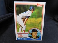 Wade Boggs Rookie Card 1983 Topps No.498