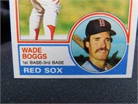 Wade Boggs Rookie Card 1983 Topps No.498