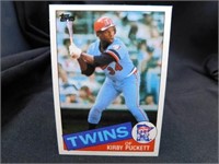 Kirby Puckett Rookie Card 1985 Topps No.536