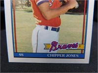 Chipper Jones Rookie Card 1991 Topps No.333