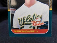 Mark McGwire Rookie Card 1987 Leaf Donruss No.1