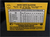Mark McGwire Rookie Card 1987 Leaf Donruss No.1