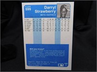 Darryl Strawberry Rookie Card 1984 Fleer No.599