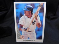 Deion Sanders MLB Rookie Card 1990 Leaf No.359