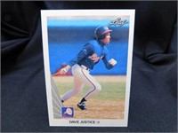 Dave Justice Rookie Card 1990 Leaf No. 297