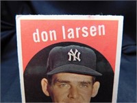 Don Larsen Card 1959 Topps No.205 Yankees MLB