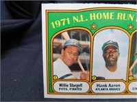 1971 Topps National League Home Run Leaders Card