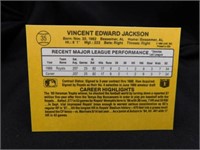 Bo Jackson MLB Rookie Card 87 Donruss No.35