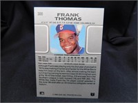 Frank Thomas Rookie Card 1990 Leaf No.300