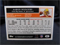 Aaron Rodgers Rookie Card 2005 Topps No.431