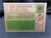 Eric Dickerson Rookie Card 1984 Topps
