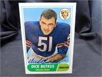 Dick Butkus Autographed Card 1997 Topps No.127