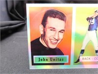John Unitas Refractor Card 2000 Topps No.138