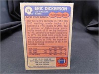 Eric Dickerson Autographed Card 1985 Topps No.79