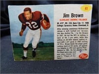 Jim Brown 1962 Post Cereal Card Cutout