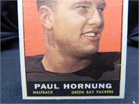 Paul Hornung 1961 Topps Football Card No.40