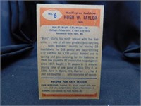 Hugh Taylor 1955 Bowman Football Card No.6