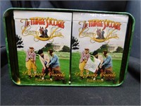 The Three Stooges County Club Playing Card Tin