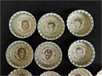 Assorted 1965 Coca-Cola NFL All-Stars Bottle Caps
