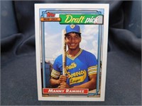 Many Ramirez Rookie Card 1992 Topps No. 156