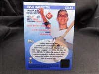 Josh Hamilton Autographed 99 Topps MLB Card