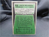 Jack Mildren 1975 Topps NFL Card No. 431