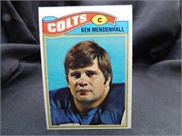 Ken Mendenhall 1977 Topps NFL Card No. 13