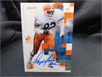 Ozzie Newsome Autographed 99 Upper Deck NFL Card
