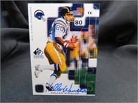 Kellen Winslow Autographed 99 Upper Deck NFL Card