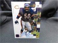 Mike Singletary Autographed 99 Upper Deck NFL Card