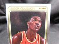 Akeem Olajuwon 1988 Fleer NBA Card No. 53