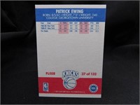 Patrick Ewing 1987 Fleer NBA Card No. 37