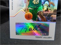 Tony Allen Autographed Rookie Card 05 Topps