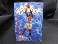 Michael Jordan 98 Fleer Plus Factor Insert Card