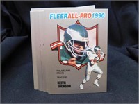 1990 NFL Fleer All-Pro Football Card Set 25 Cards