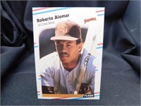Roberto Alomar Rookie Card 1988 Fleer No U-122