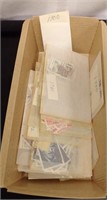 1700 SERIES STAMPS, MOSTLY CANCELED, IN ENVELOPES.
