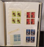 BOOK WITH BLOCKS OF STAMPS FROM CUBA, 1954-56....