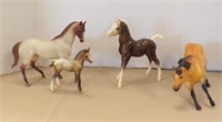 (4) BREYER HORSES - 2 ARE COLTS