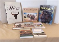 (8) BOOKS ON BUFFALO (BISON)
