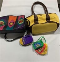 Kids purses with toy