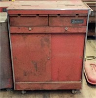 Vintage 42 x 32 x 21 snap on rolling toolbox