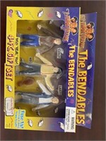 Three Stooges Bendables set in box