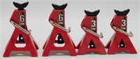 New Set of 4 R/C Car Jack Stands - Metal and Work