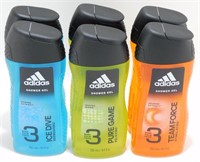 6 New Bottles of Adidas Hair, Body & Face Wash